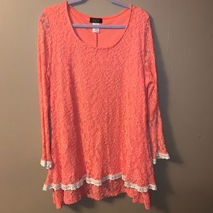 Boutique lace top